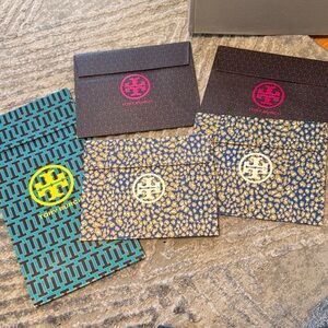 Tory Burch Gift Envelope/Boxes Bundle of 5